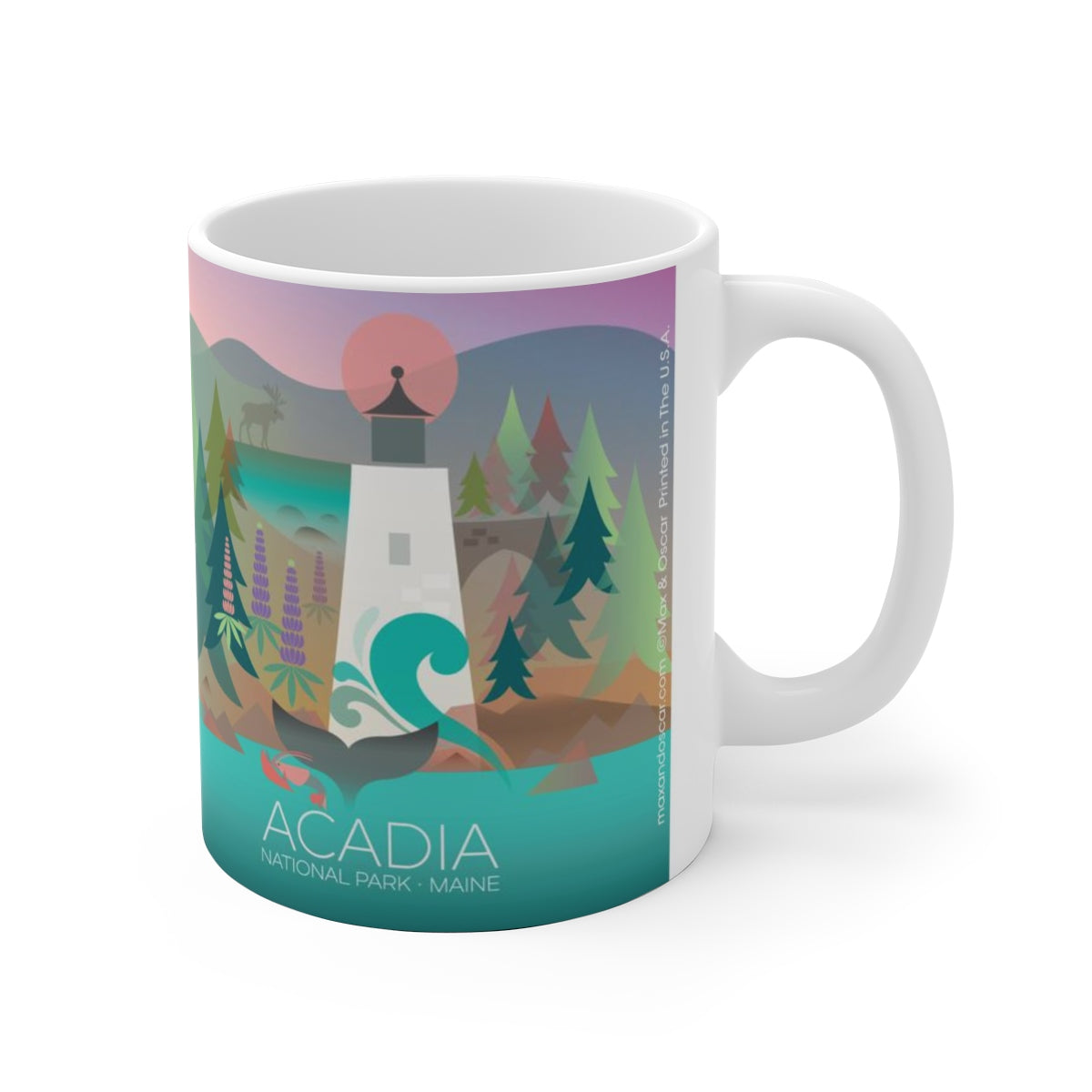 PARC NATIONAL D'ACADIA TASSE EN CÉRAMIQUE DE 11 OZ OU 15 OZ