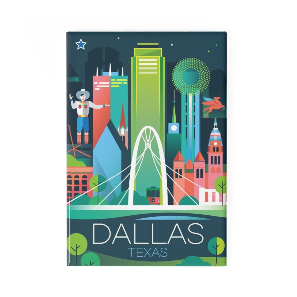 DALLAS REFRIGERATOR MAGNET