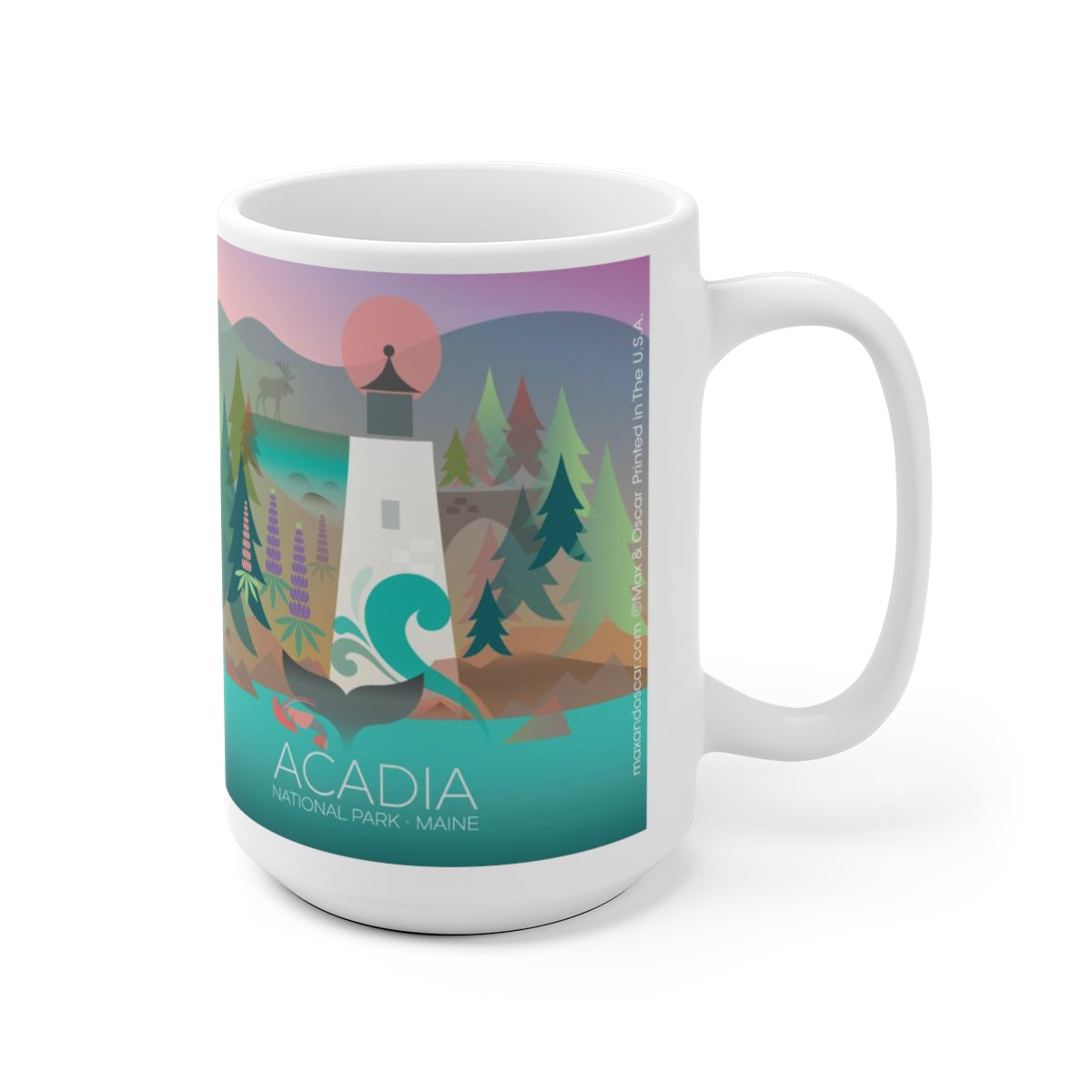 PARC NATIONAL D'ACADIA TASSE EN CÉRAMIQUE DE 11 OZ OU 15 OZ