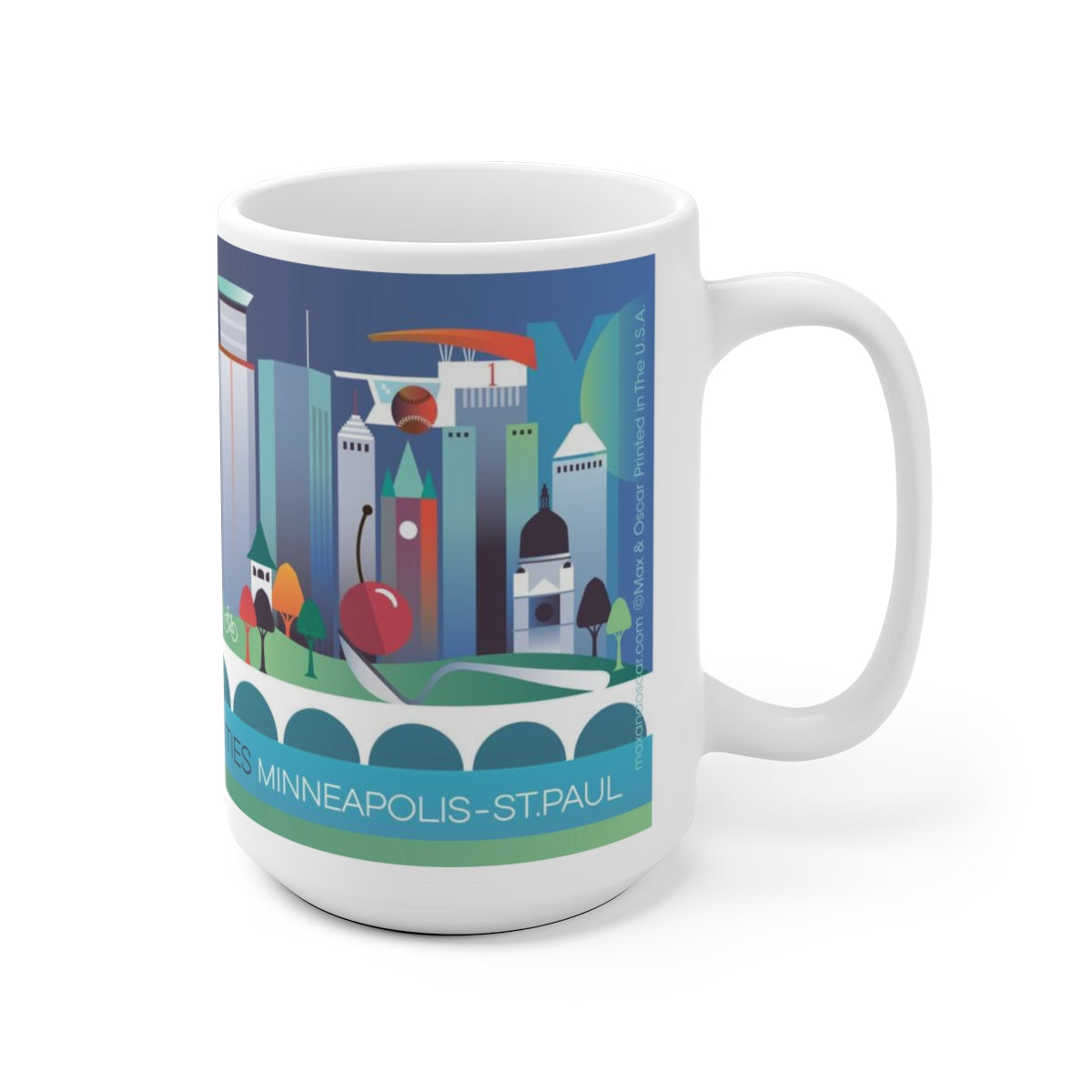 MINNEAPOLIS-ST. PAUL 11 OZ OR 15 OZ CERAMIC MUG