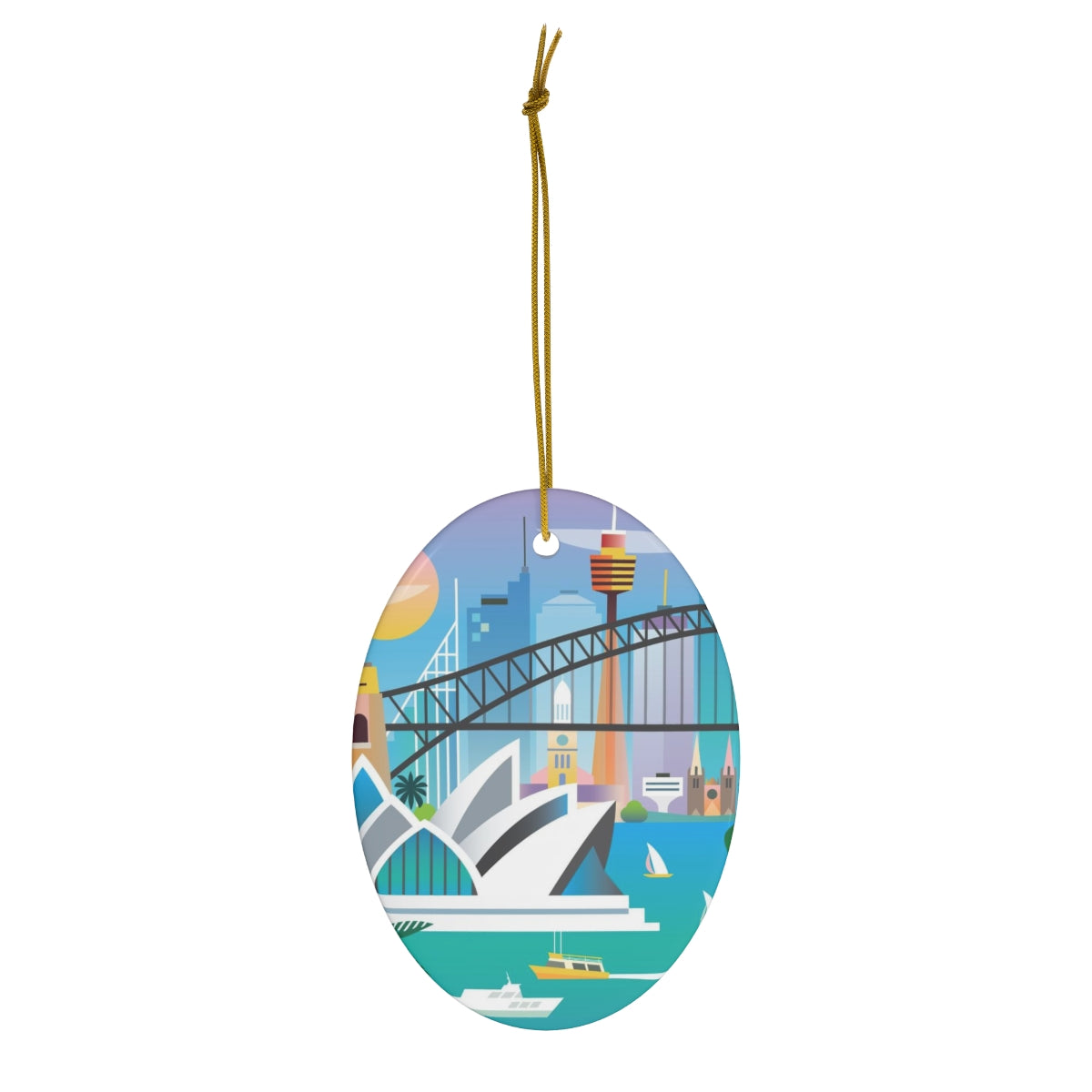 Sydney Ceramic Ornament