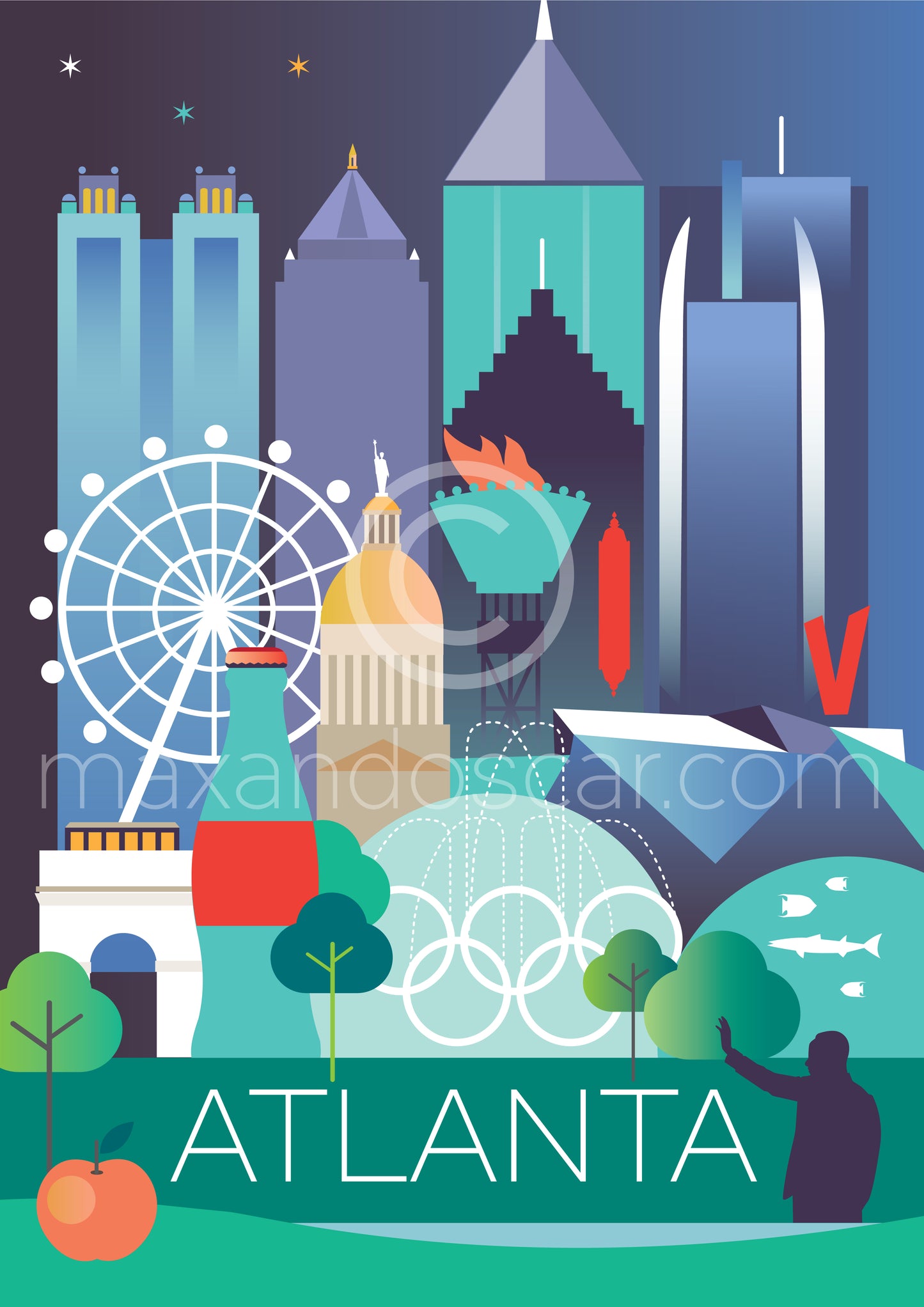 ATLANTA POSTCARD