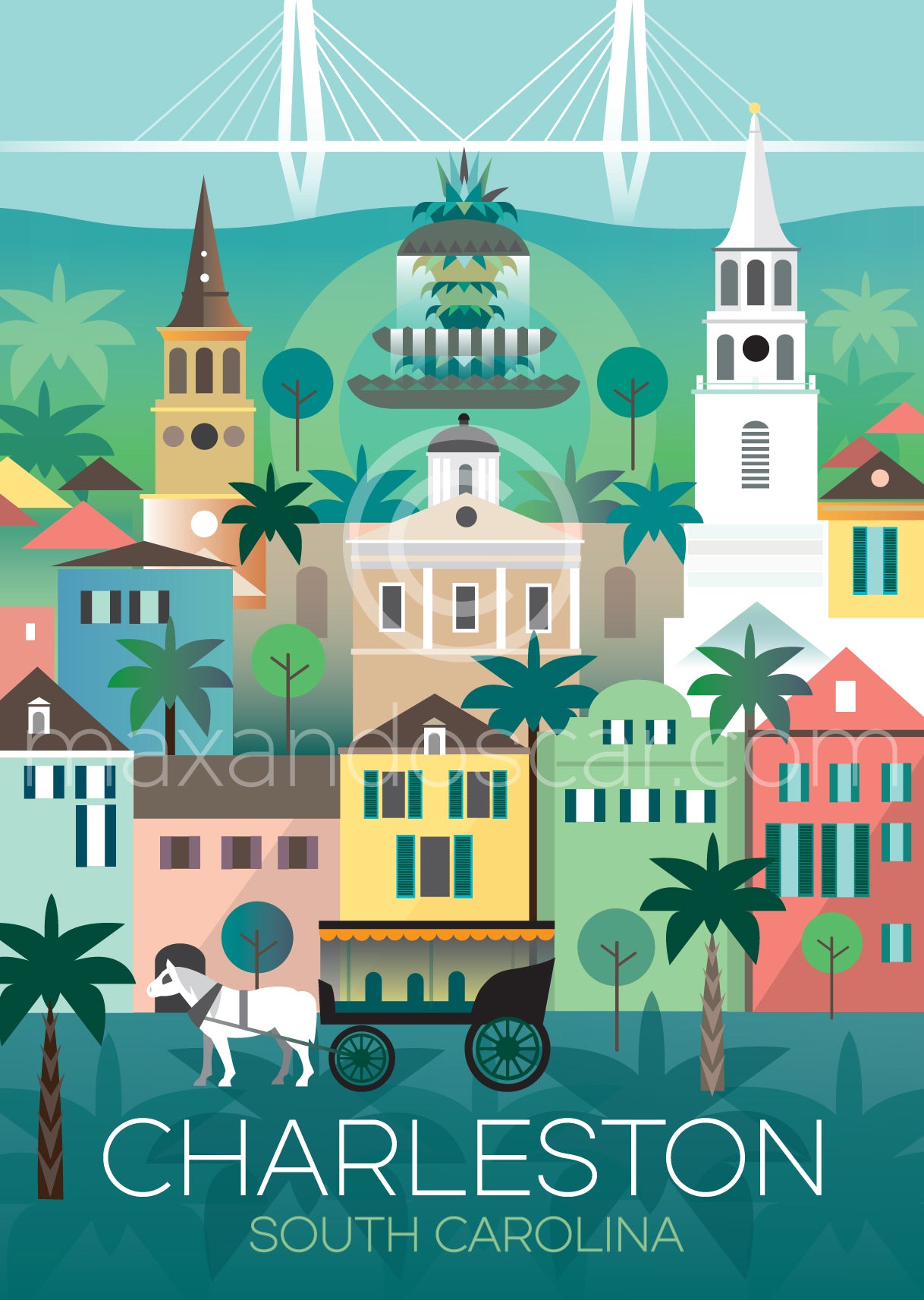 CHARLESTON JIGSAW PUZZLE
