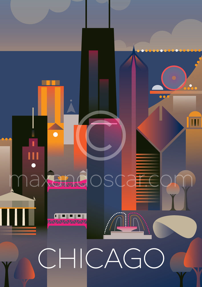 CHICAGO POSTCARD