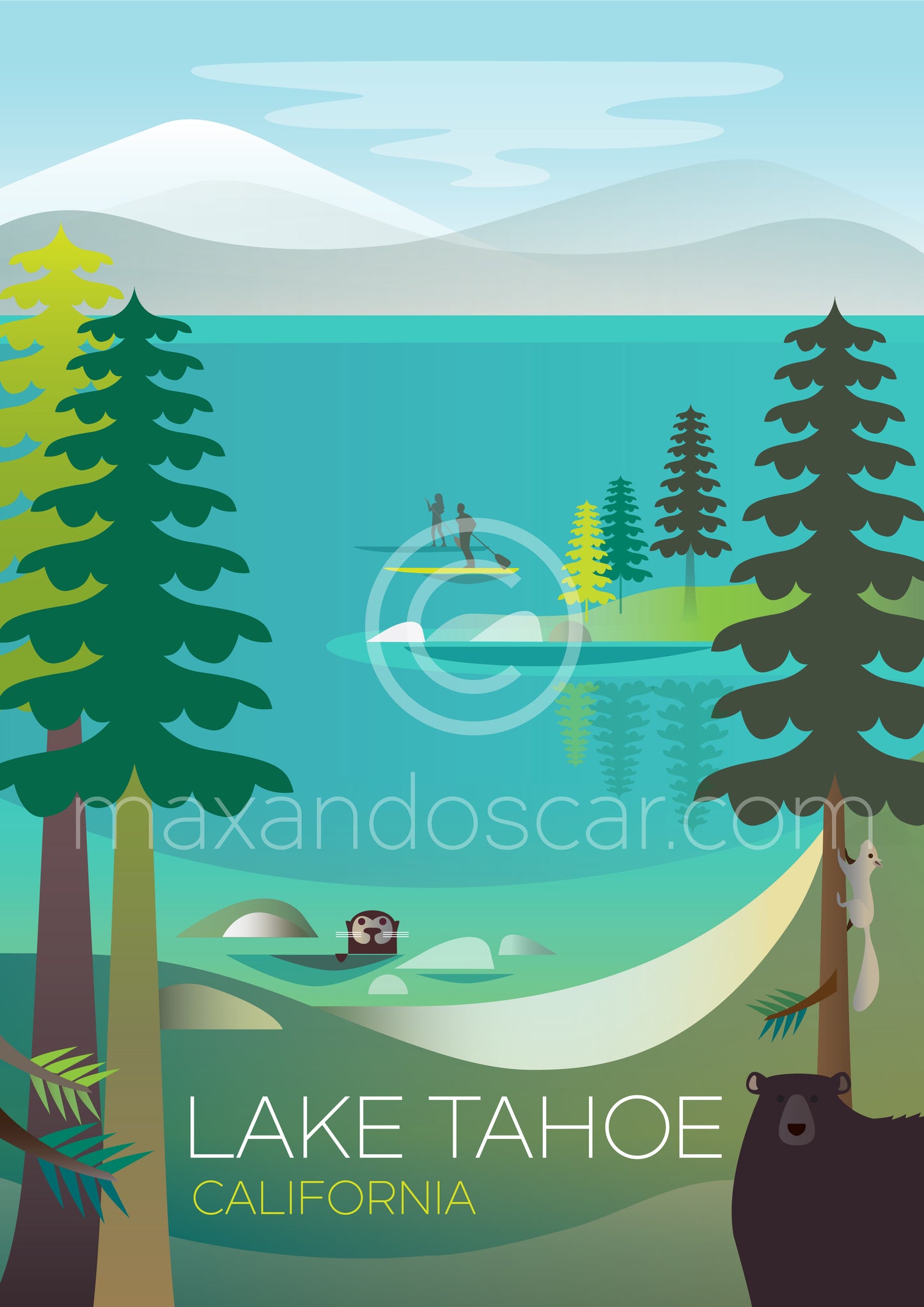 LAKE TAHOE JIGSAW PUZZLE