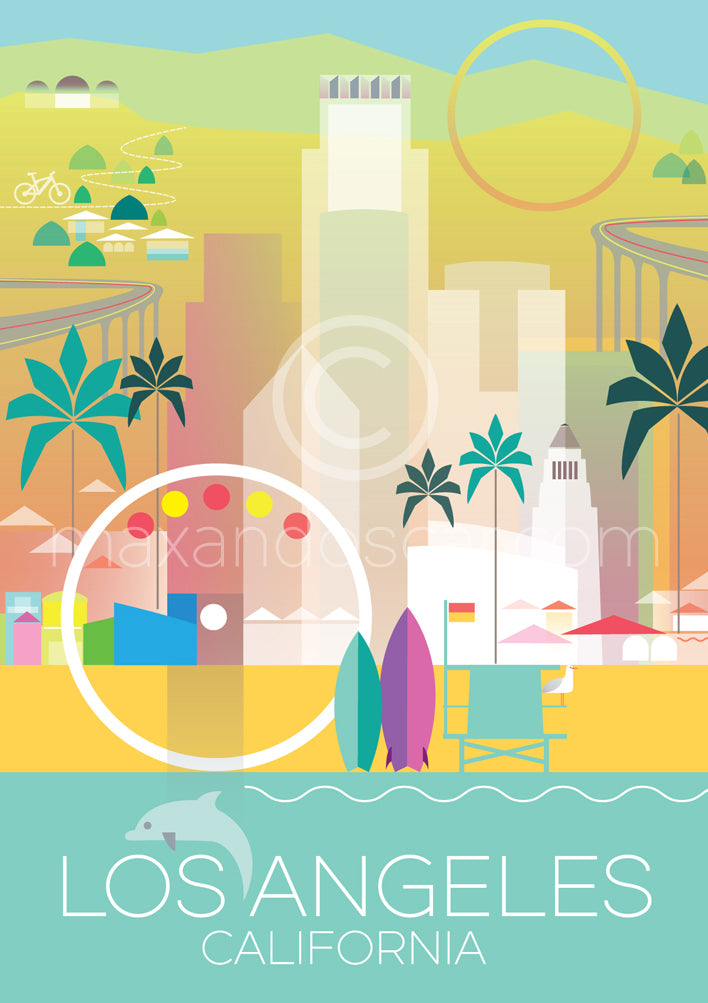 LOS ANGELES PRINT