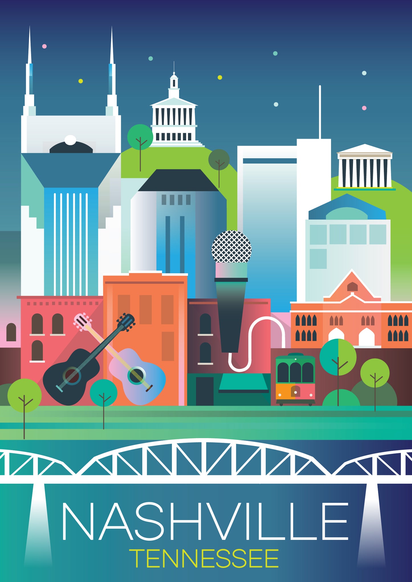 CARTE POSTALE DE NASHVILLE