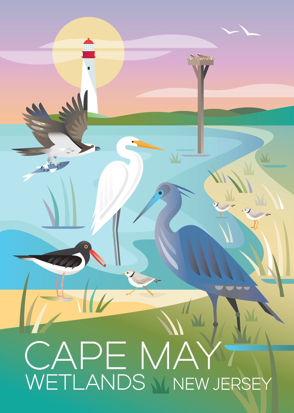 CAPE MAY WETLANDS PRINT