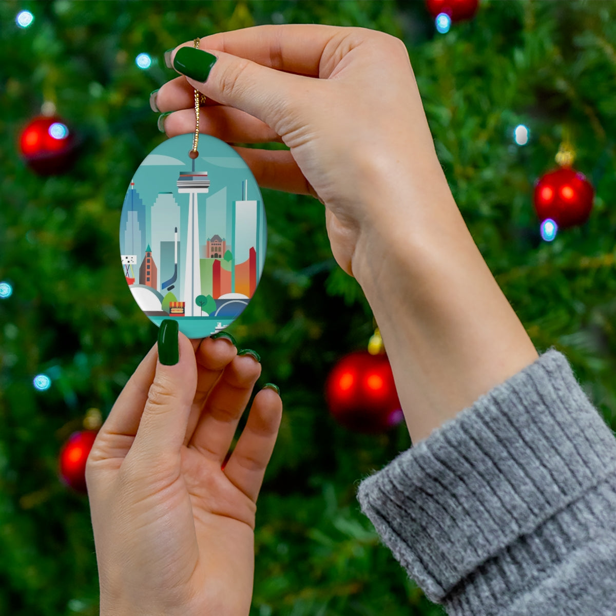 Toronto Ceramic Ornament