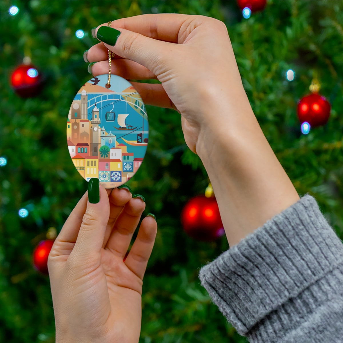 Porto Ceramic Ornament