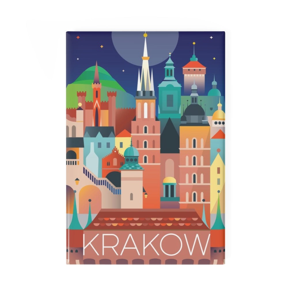 KRAKAU-KÜHLSCHRANMAGNET