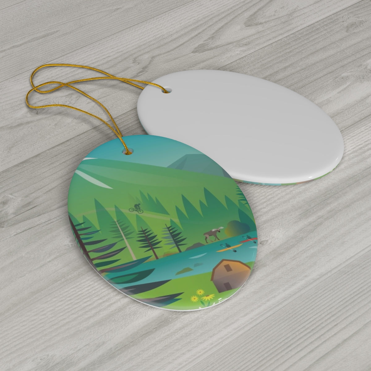 Steamboat Springs Ceramic Ornament
