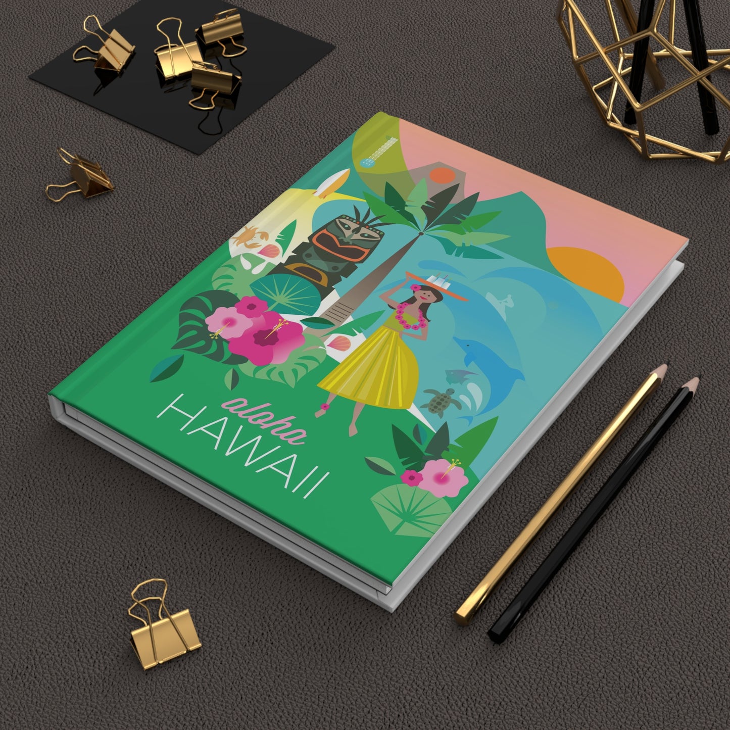 Hawaii Hardcover Journal