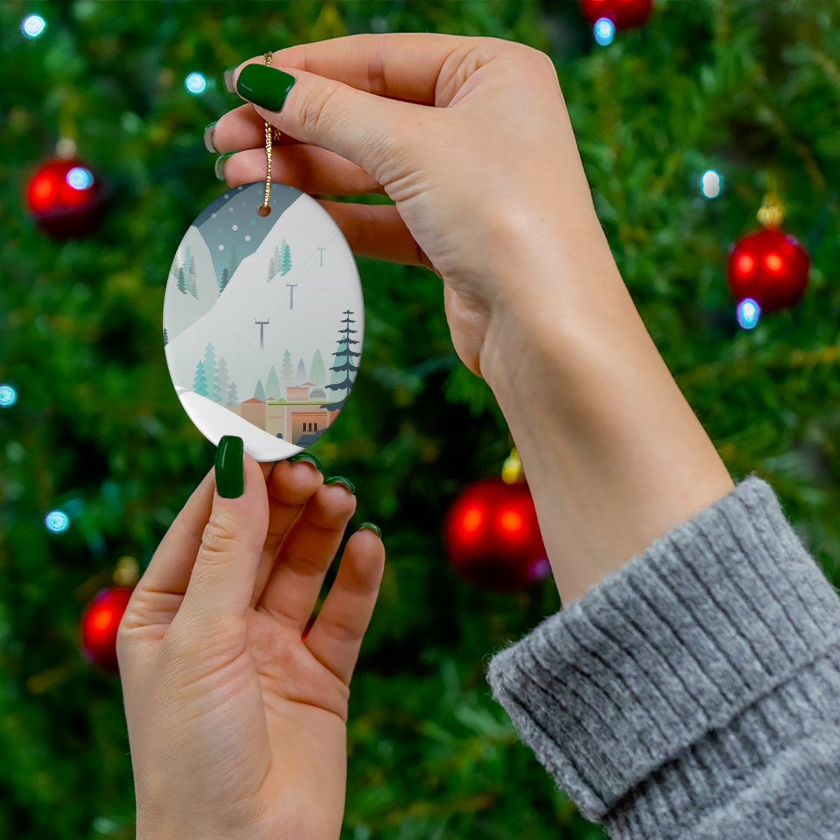 Ornement en céramique tremble