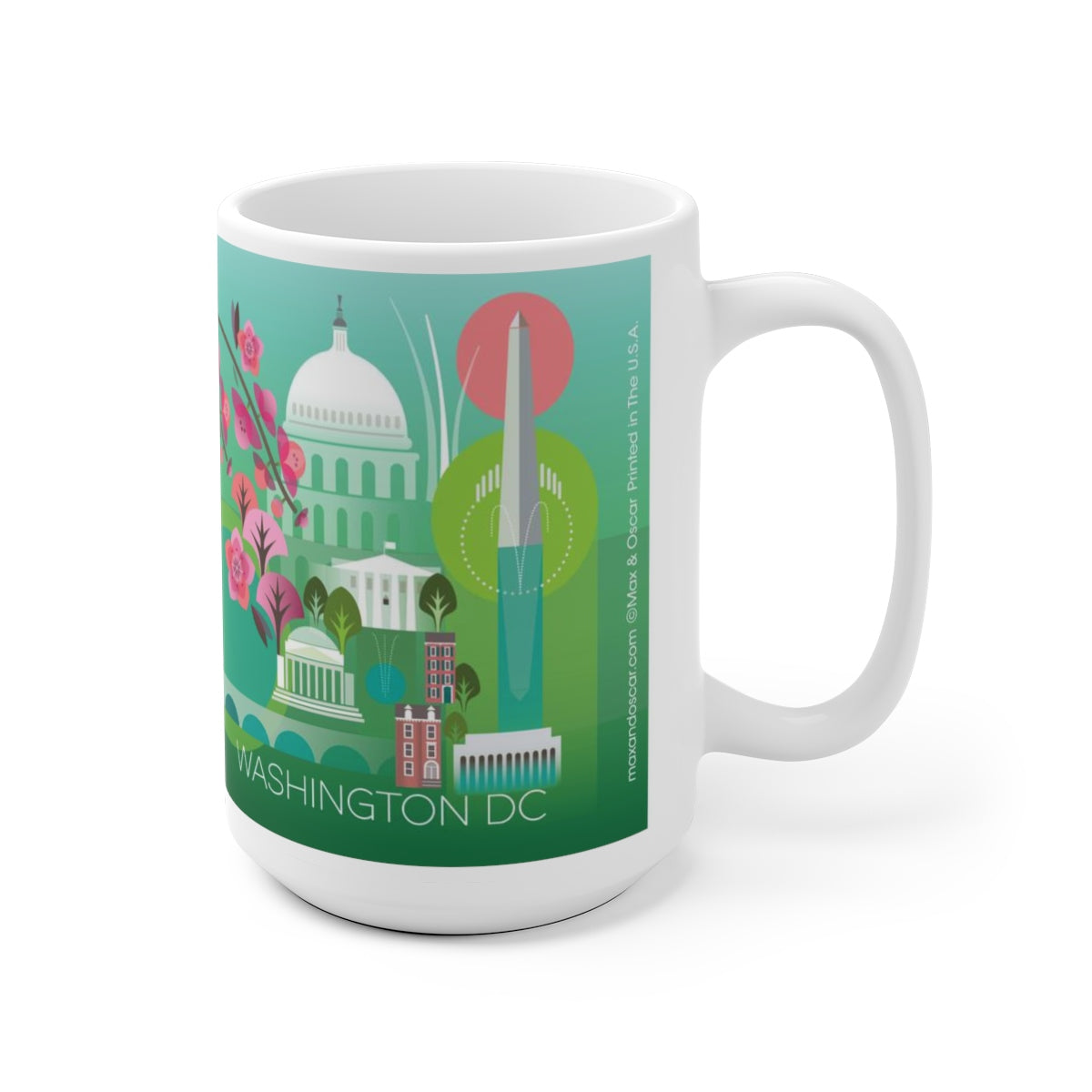 WASHINGTON, DC 11 OZ OR 15 OZ CERAMIC MUG