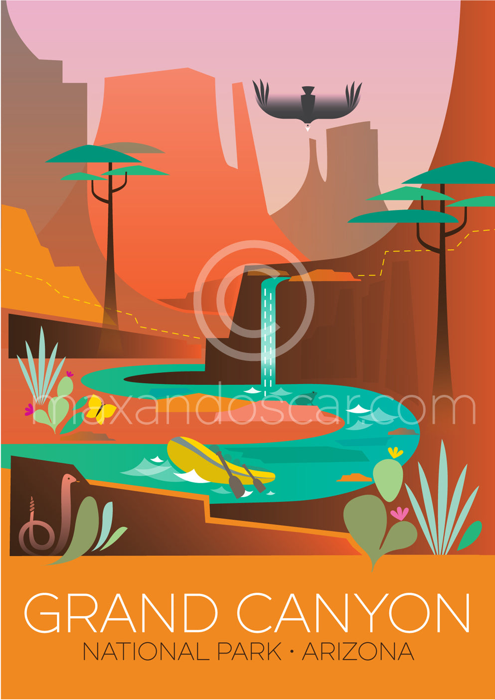 GRAND CANYON NATIONAL PARK POSTCARD