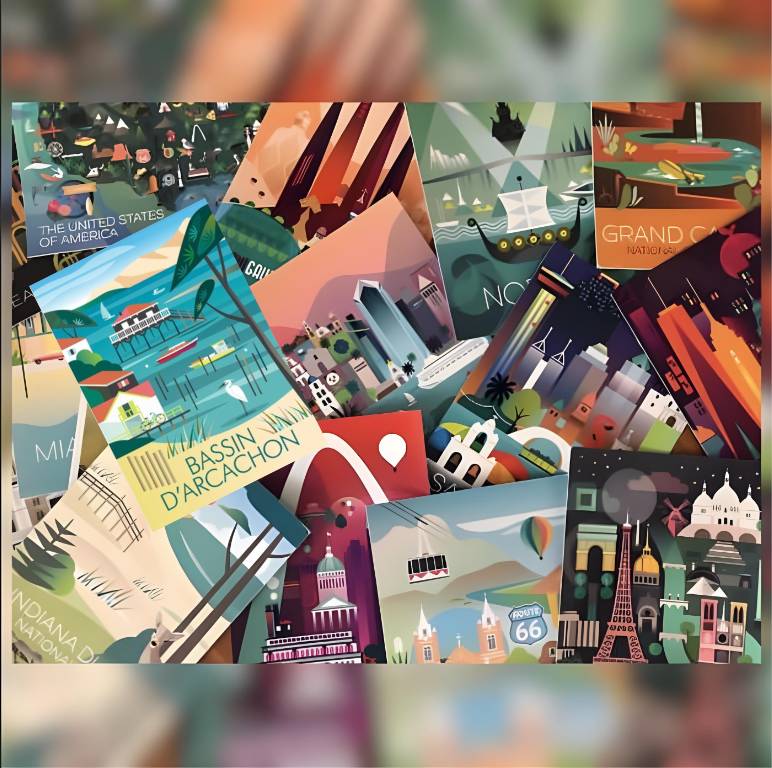 THE POSTCARD COLLECTION - M&O AND FRIENDS