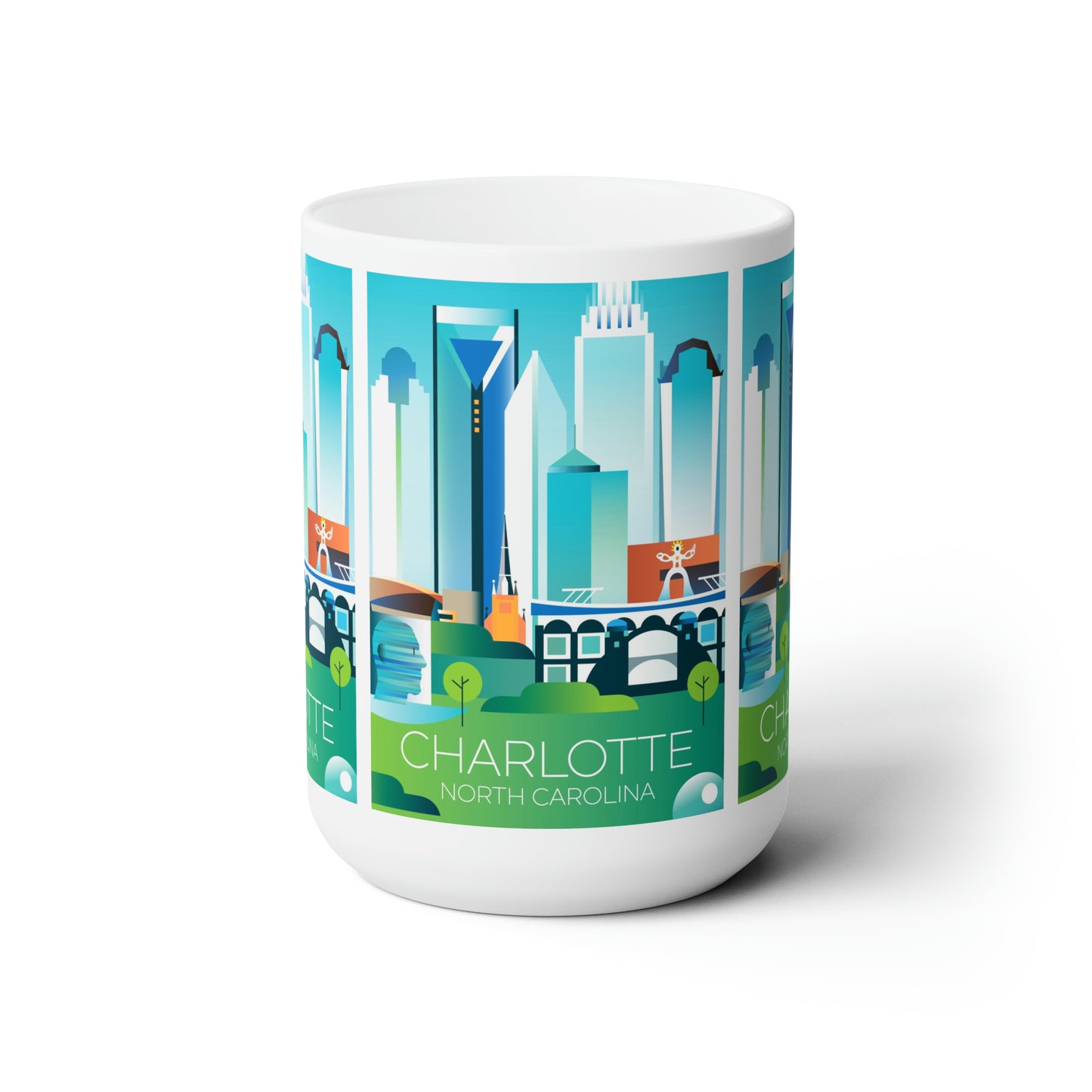 Tasse en céramique Charlotte 11oz ou 15oz 