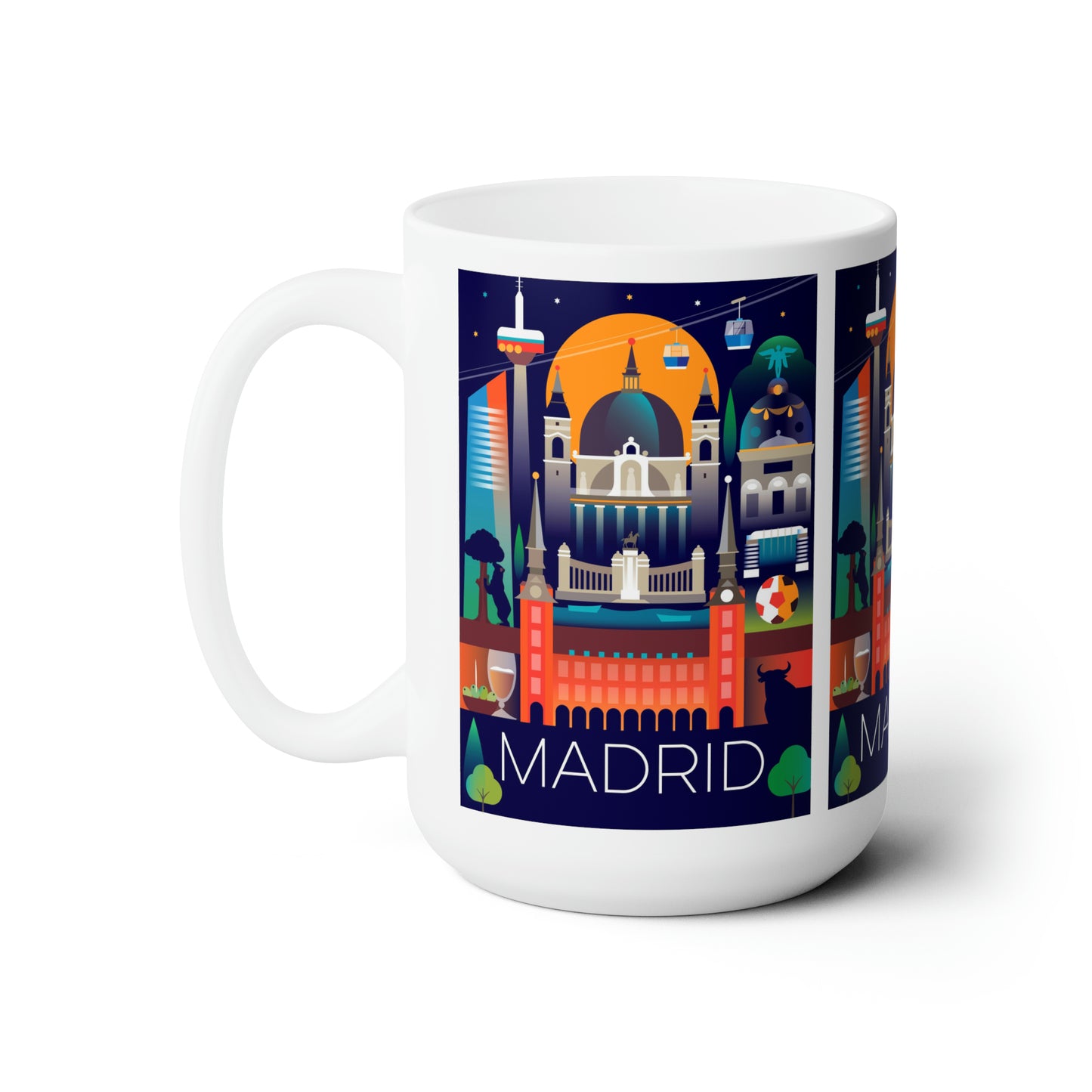 Tasse en céramique Madrid 11oz ou 15oz 