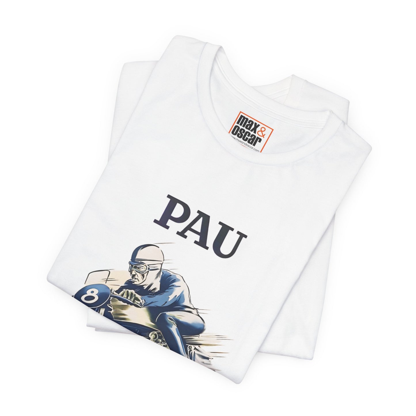 Pau Vintage Motorcycle Graphic Tee