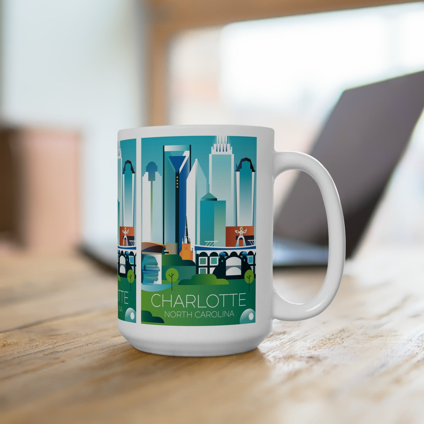 Tasse en céramique Charlotte 11oz ou 15oz 