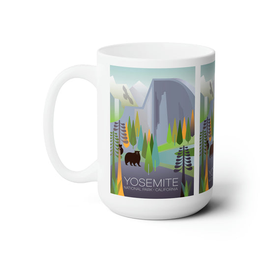 Tasse en céramique du parc national de Yosemite 11oz ou 15oz 