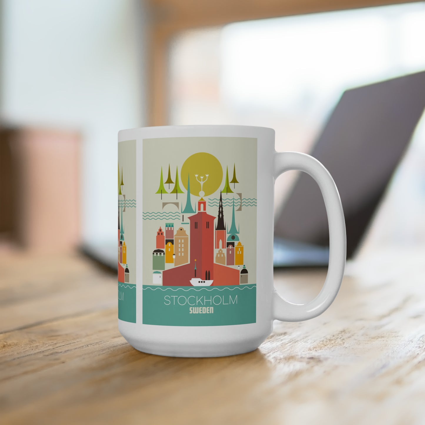 Stockholm Ceramic Mug 11oz or 15oz