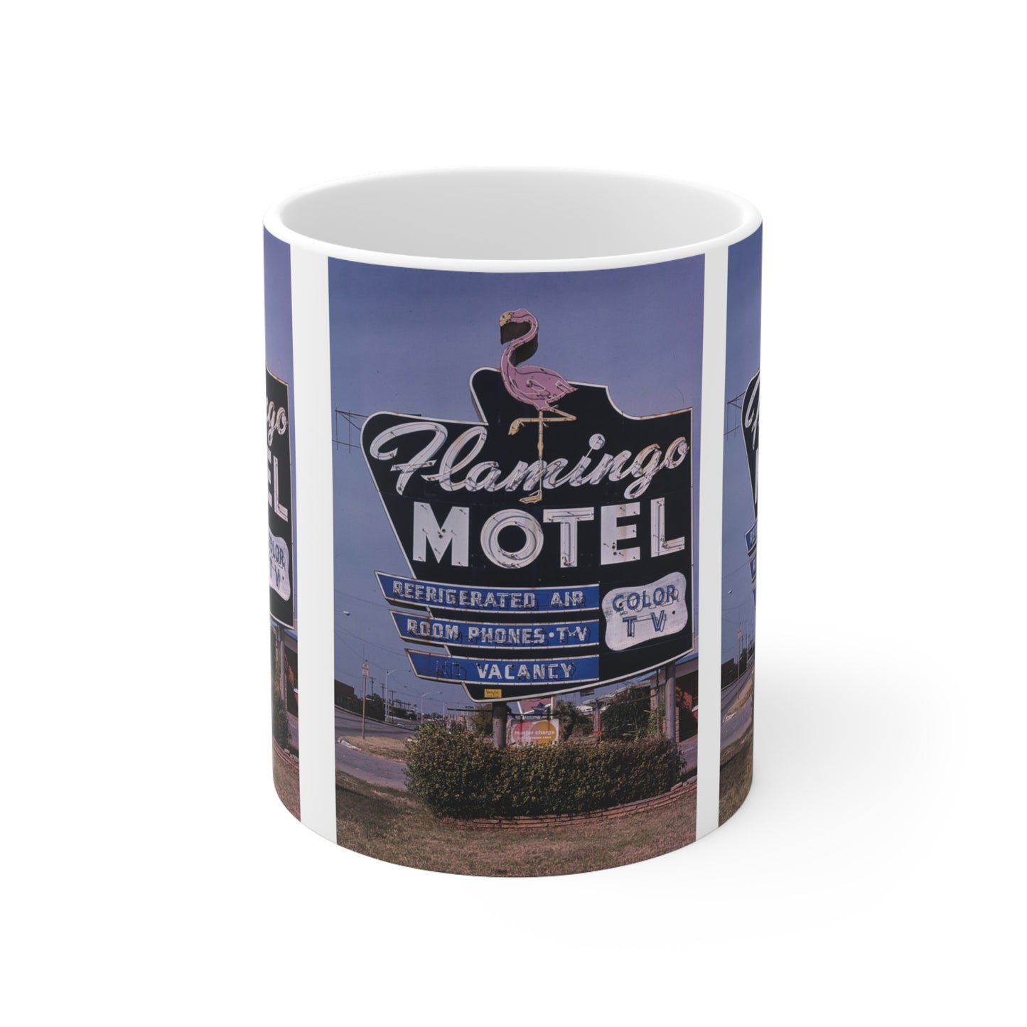 ROADSIDE MUGS - Flamingo Motel Keramikbecher 11oz