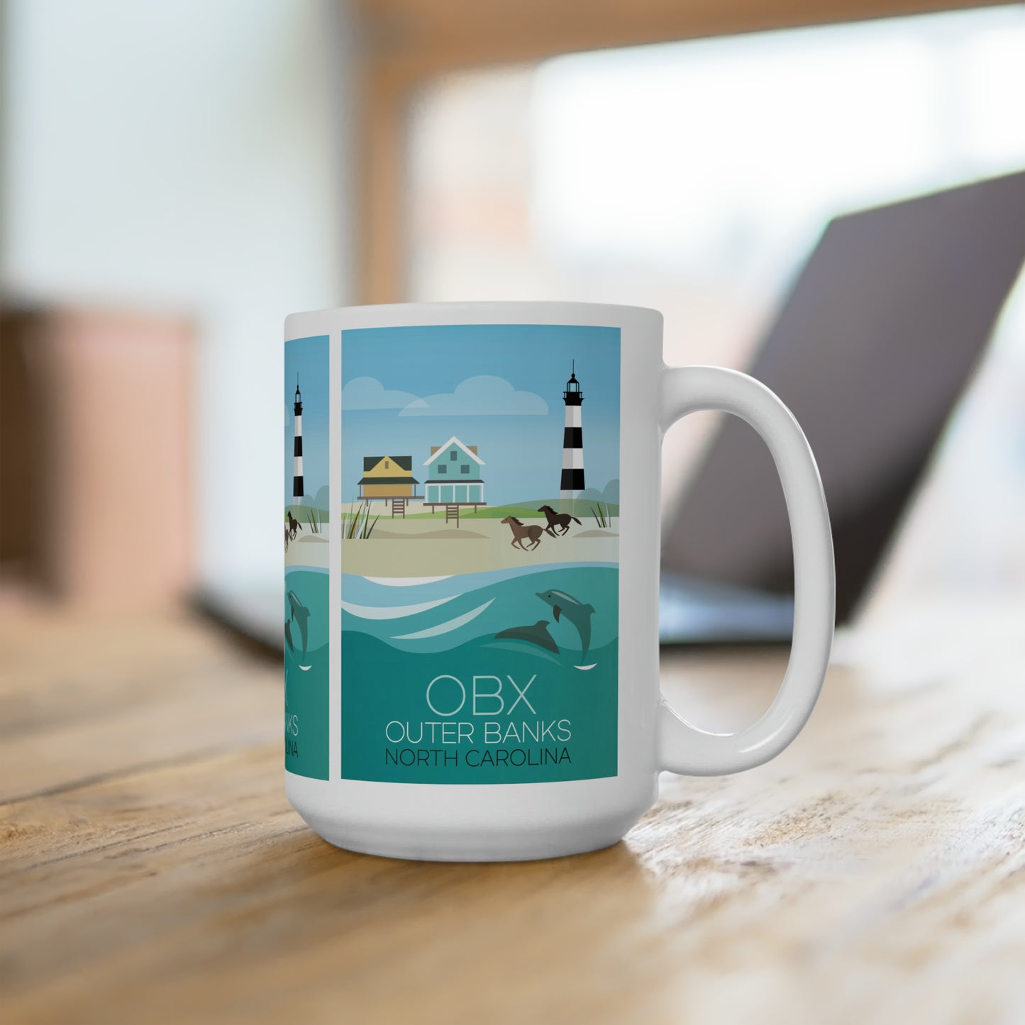 Outer Banks Ceramic Mug 11oz or 15oz