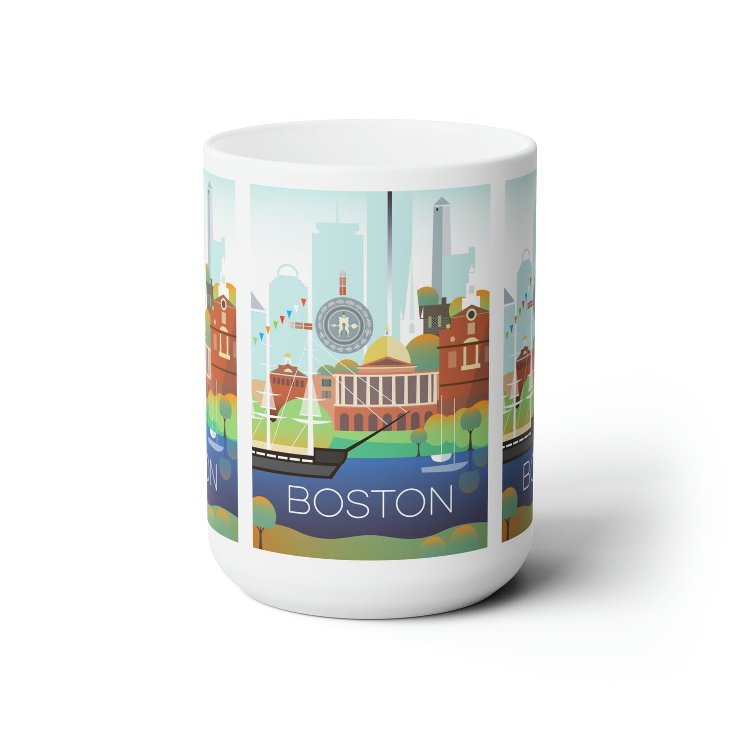 Boston Ceramic Mug 11oz or 15oz