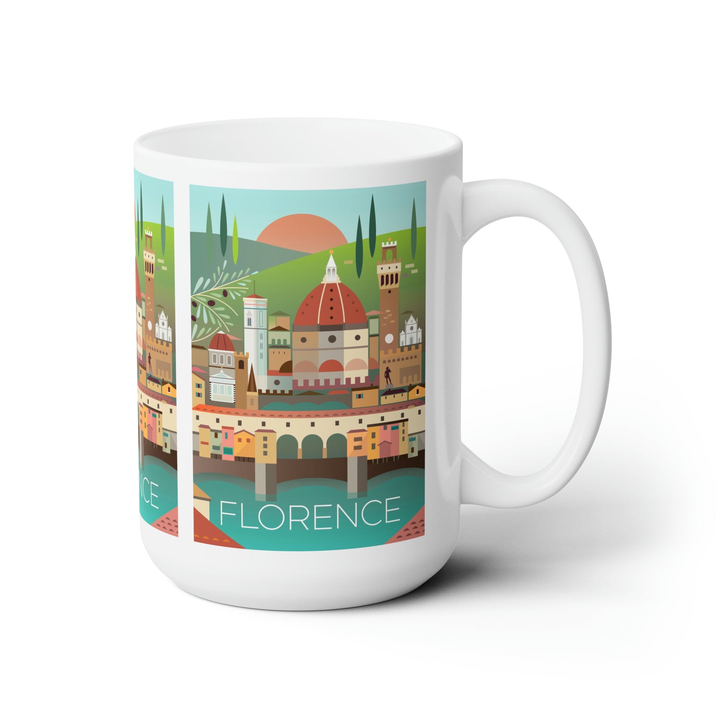 Tasse en céramique Florence 11oz ou 15oz