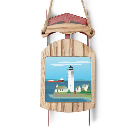 Cape Vincent Sled Ornament