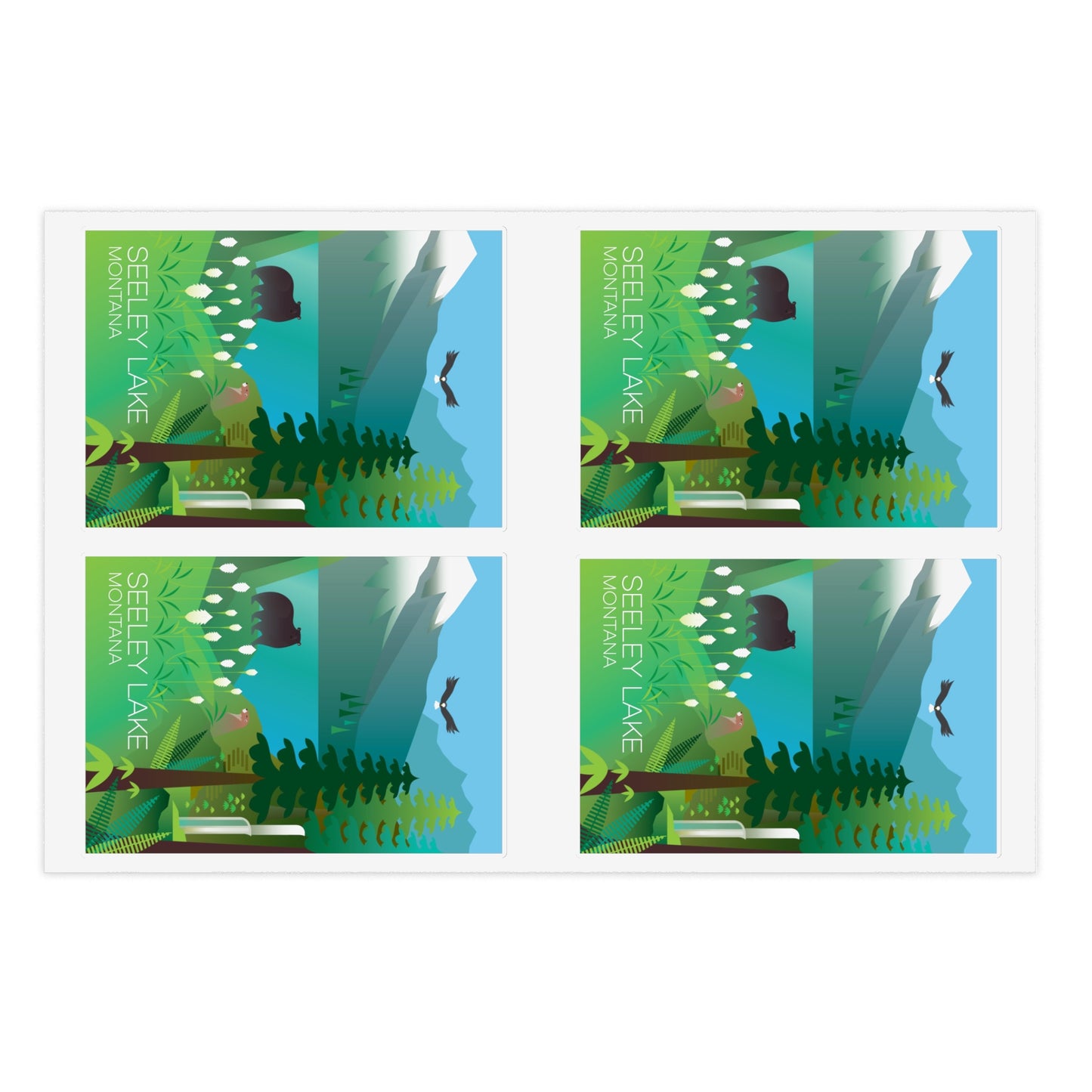 Seeley Lake Sticker Sheet