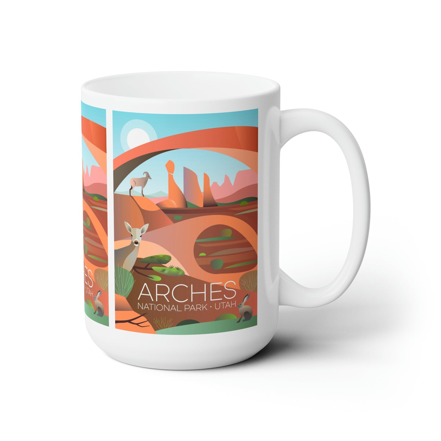 Arches Nationalpark Keramiktasse 11oz oder 15oz 