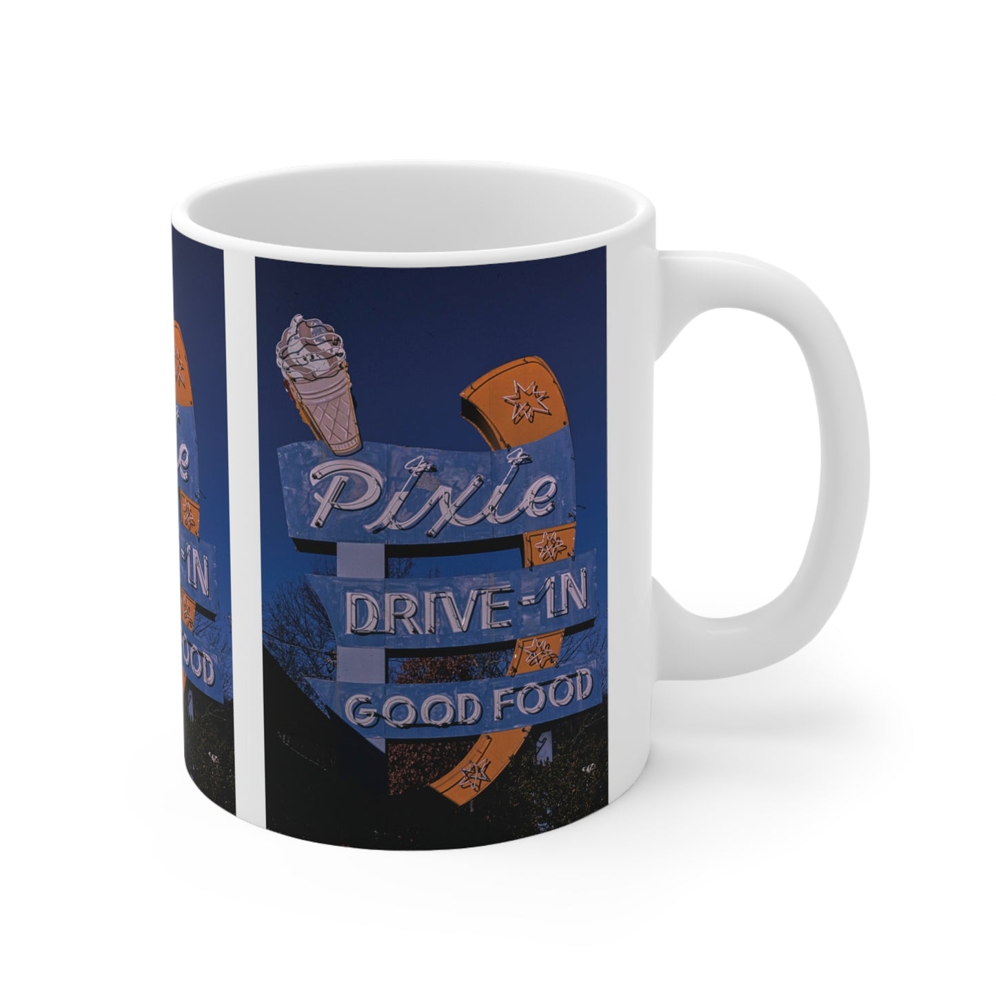 ROADSIDE MUGS - Pixie Drive-In Keramikbecher 11oz 