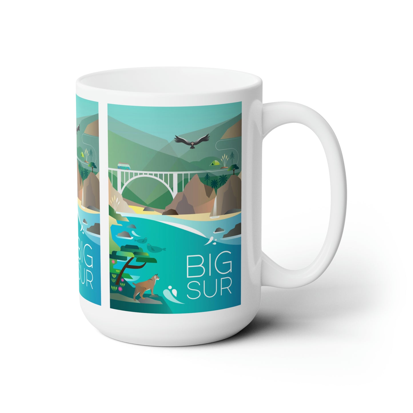 Big Sur Ceramic Mug 11oz or 15oz