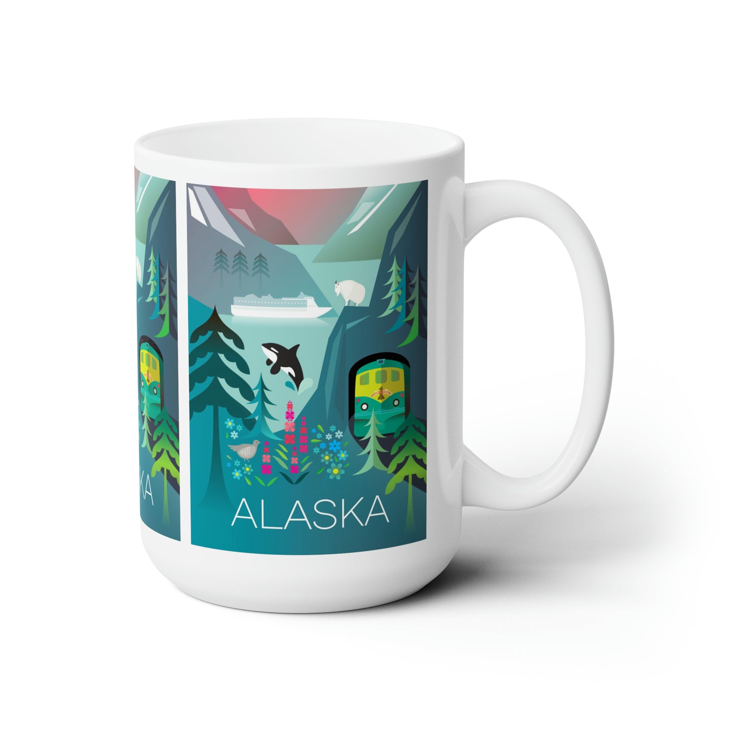 Tasse en céramique Alaska 11oz ou 15oz 