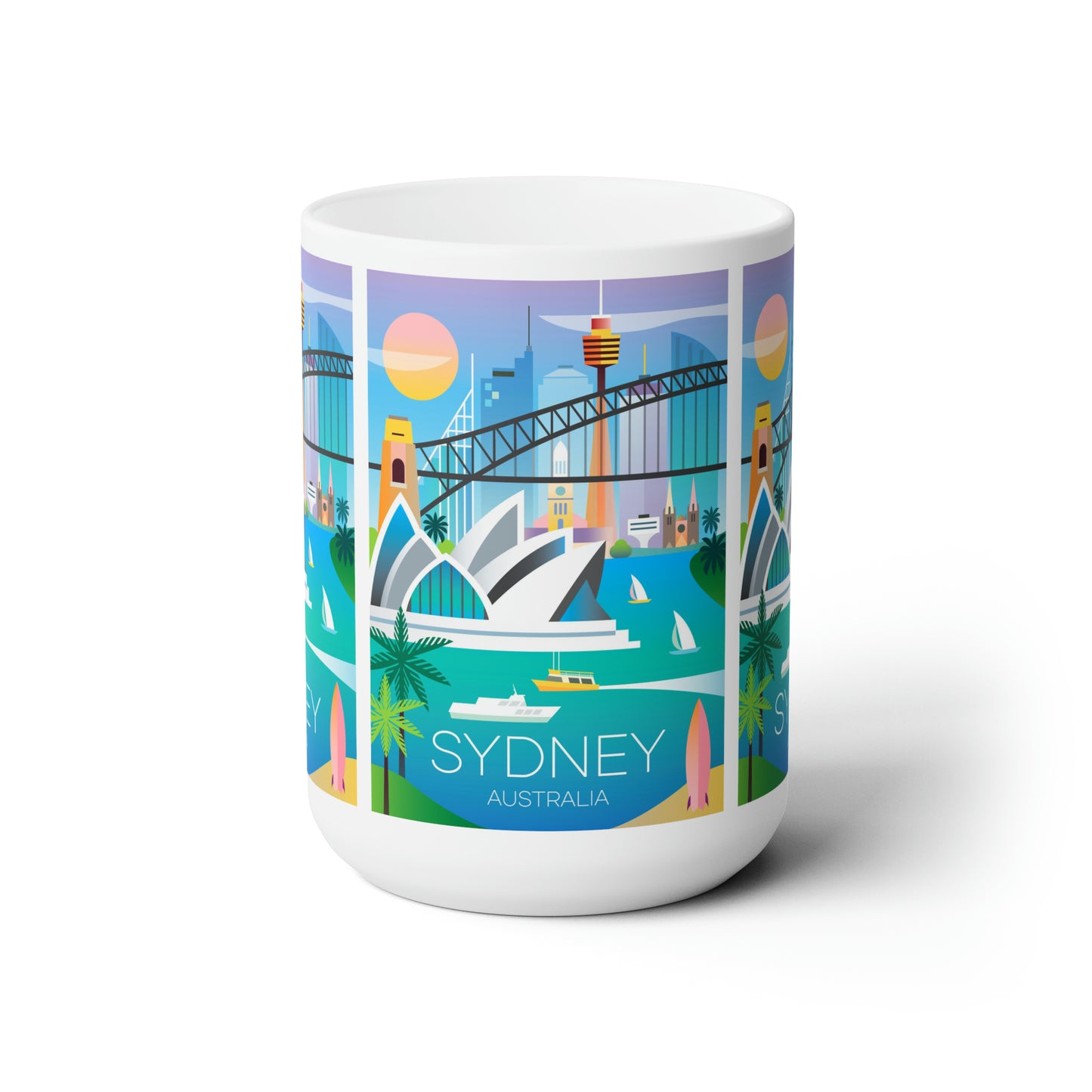 Sydney Ceramic Mug 11oz or 15oz