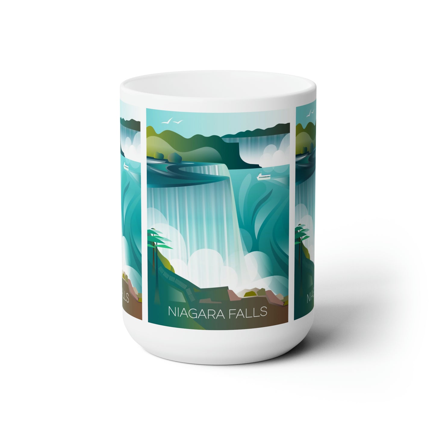 Tasse en céramique des chutes du Niagara 11oz ou 15oz 