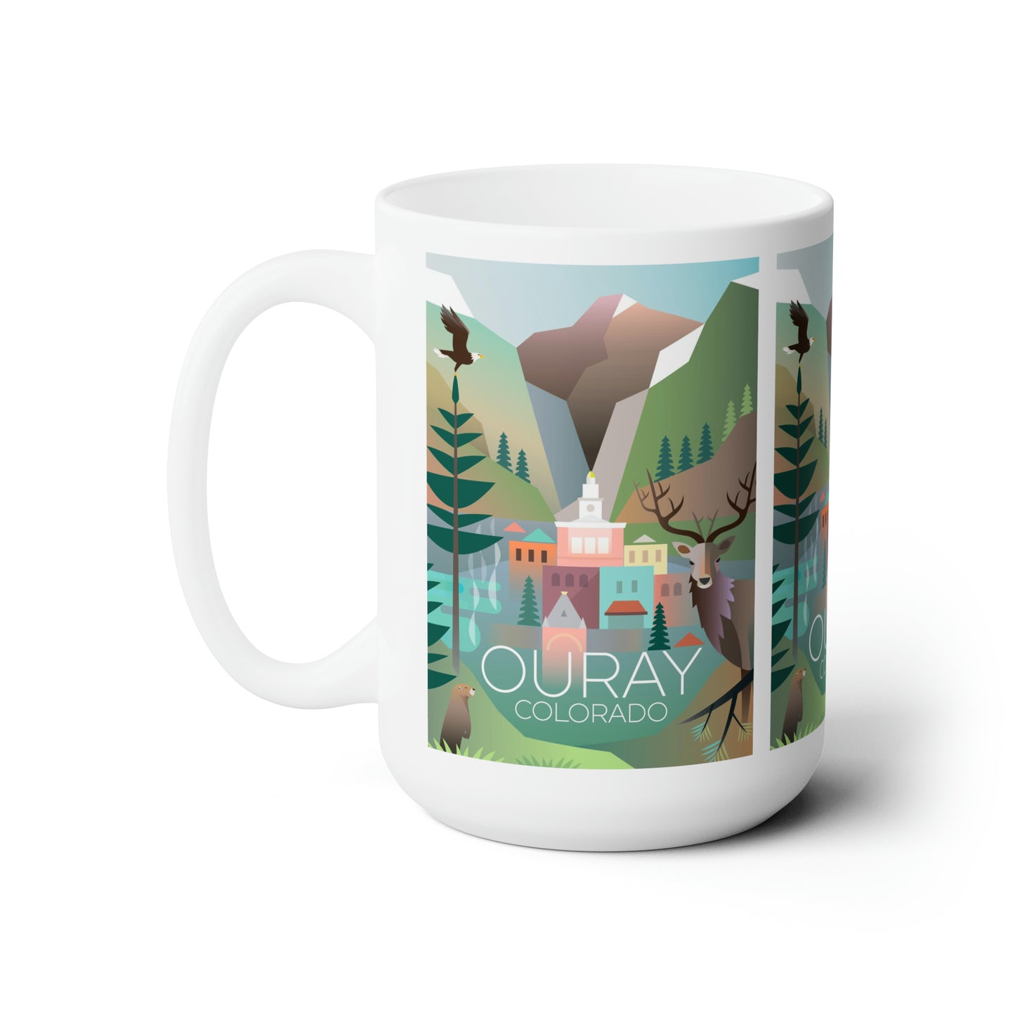 Tasse en céramique Ouray 11oz ou 15oz 