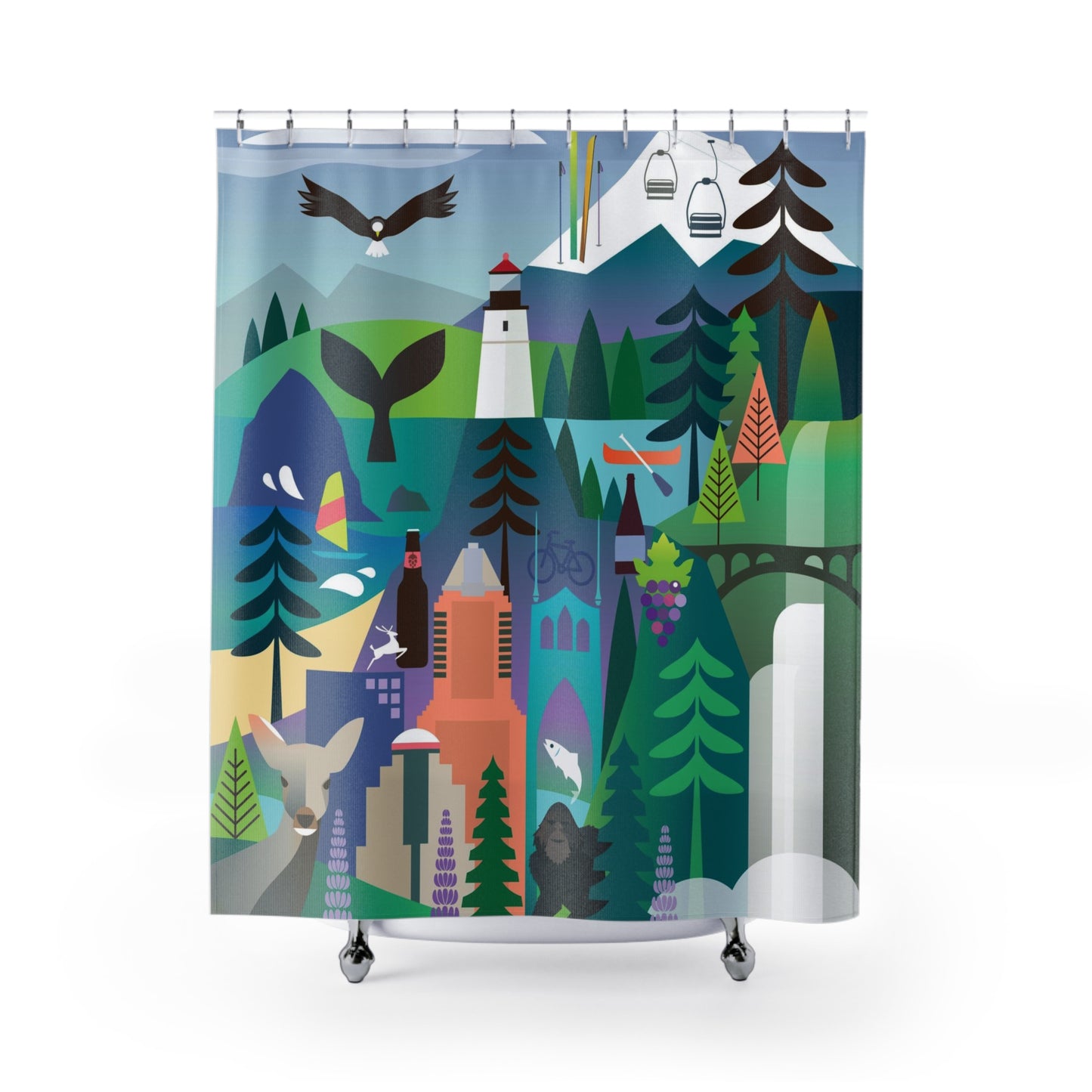 Oregon Shower Curtain