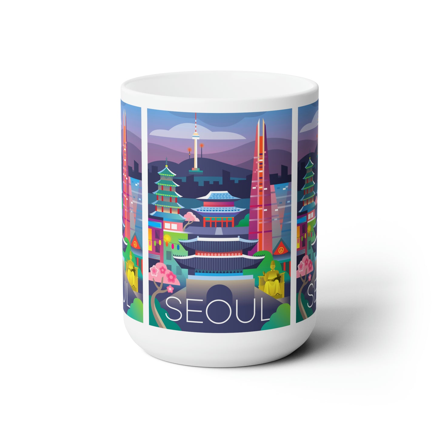 Seoul Keramikbecher 11oz oder 15oz 