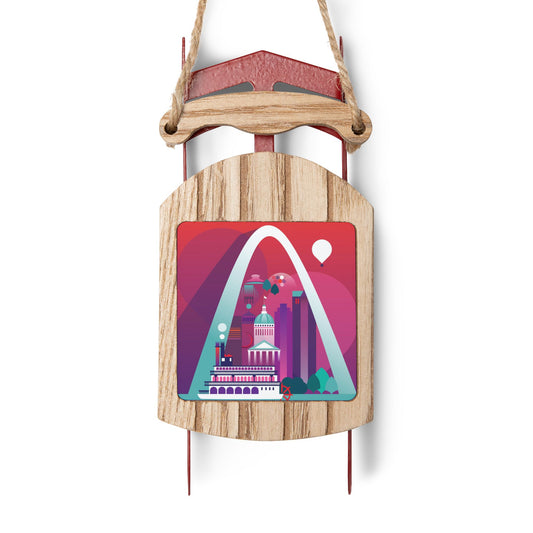 St. Louis Sled Ornament