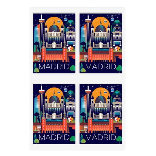 Madrid Sticker Sheet