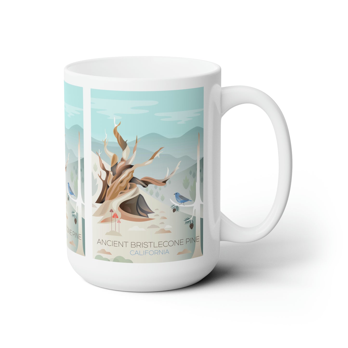 Tasse en céramique Bristlecone antique 11oz ou 15oz