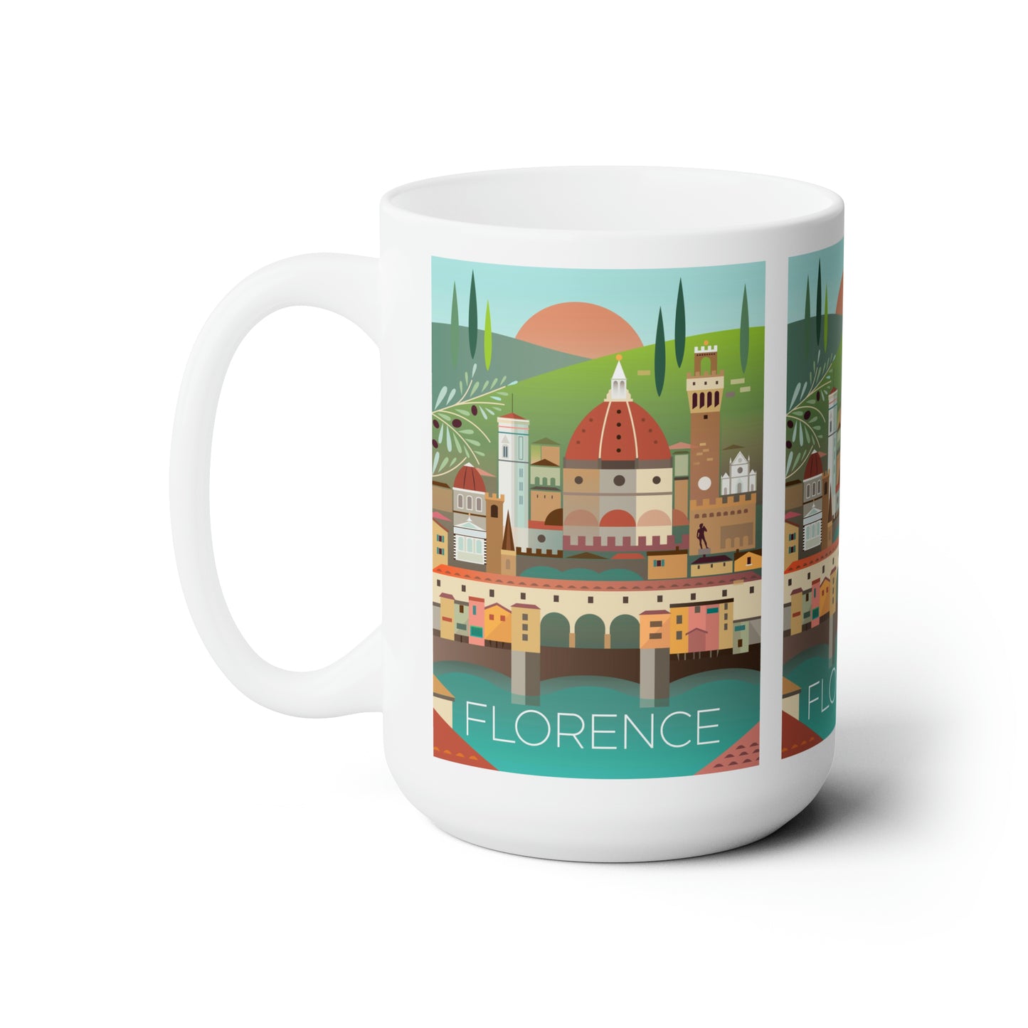 Tasse en céramique Florence 11oz ou 15oz