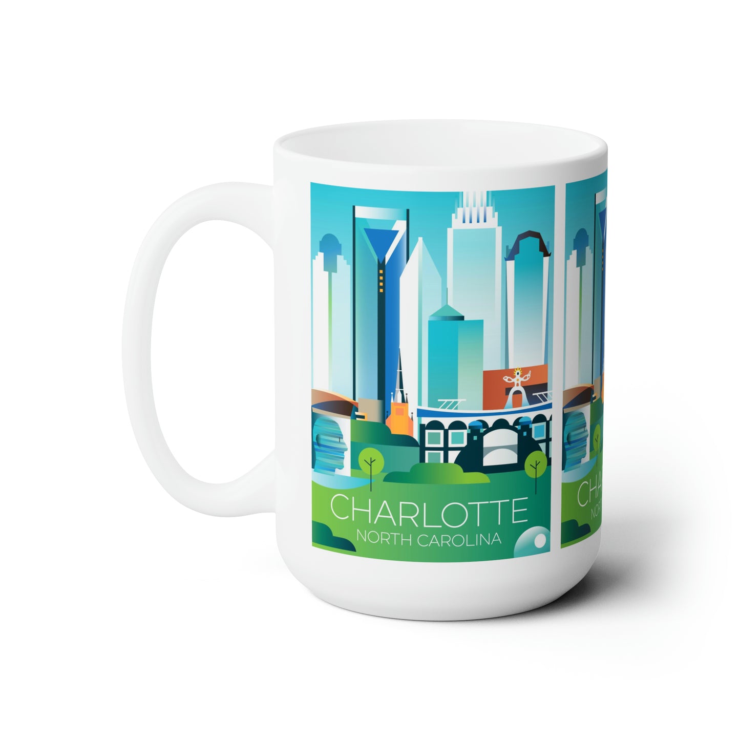 Tasse en céramique Charlotte 11oz ou 15oz 