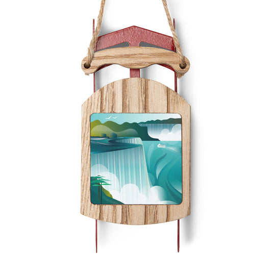 Niagara Falls Sled Ornament