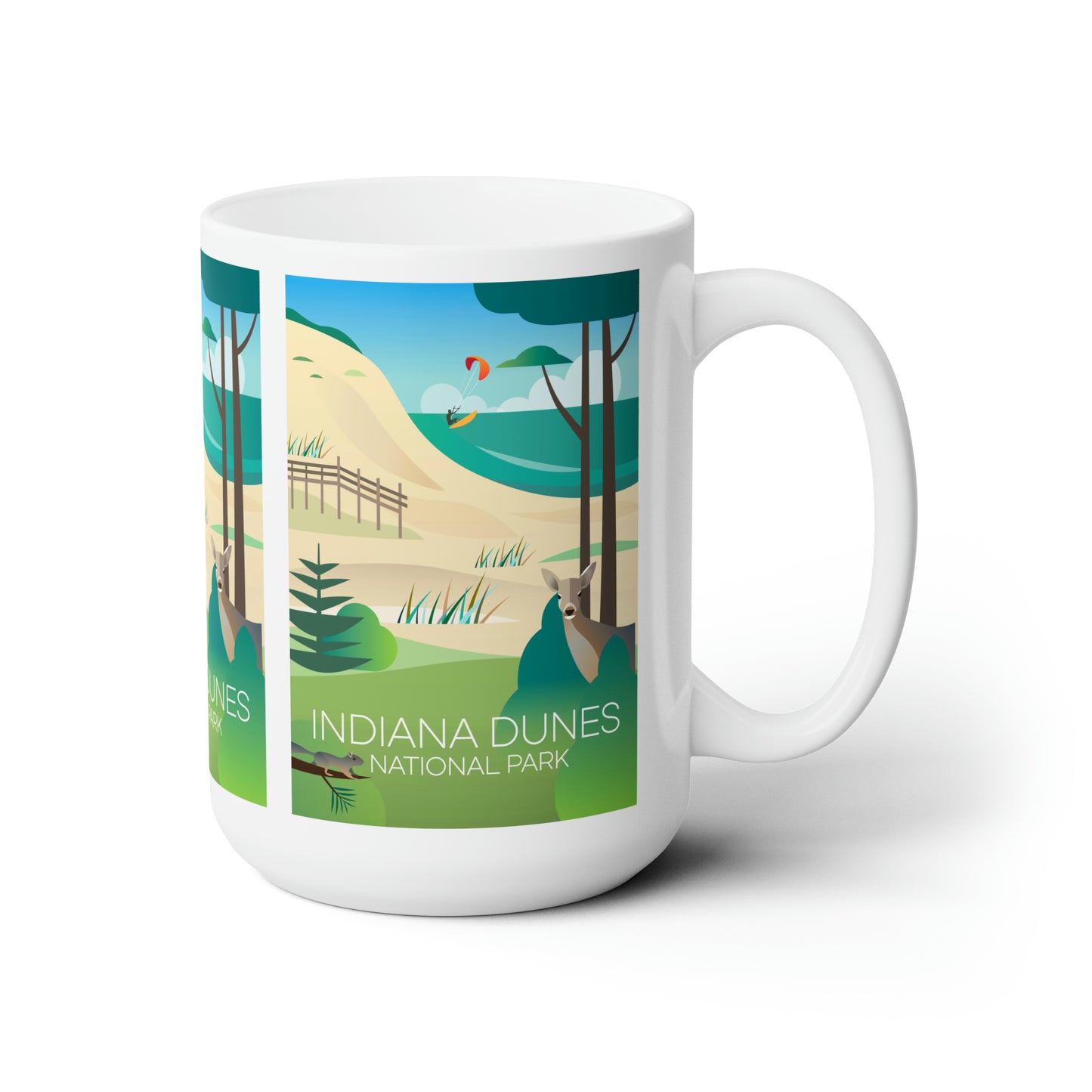 Indiana Dunes National Park Keramiktasse 11oz oder 15oz 