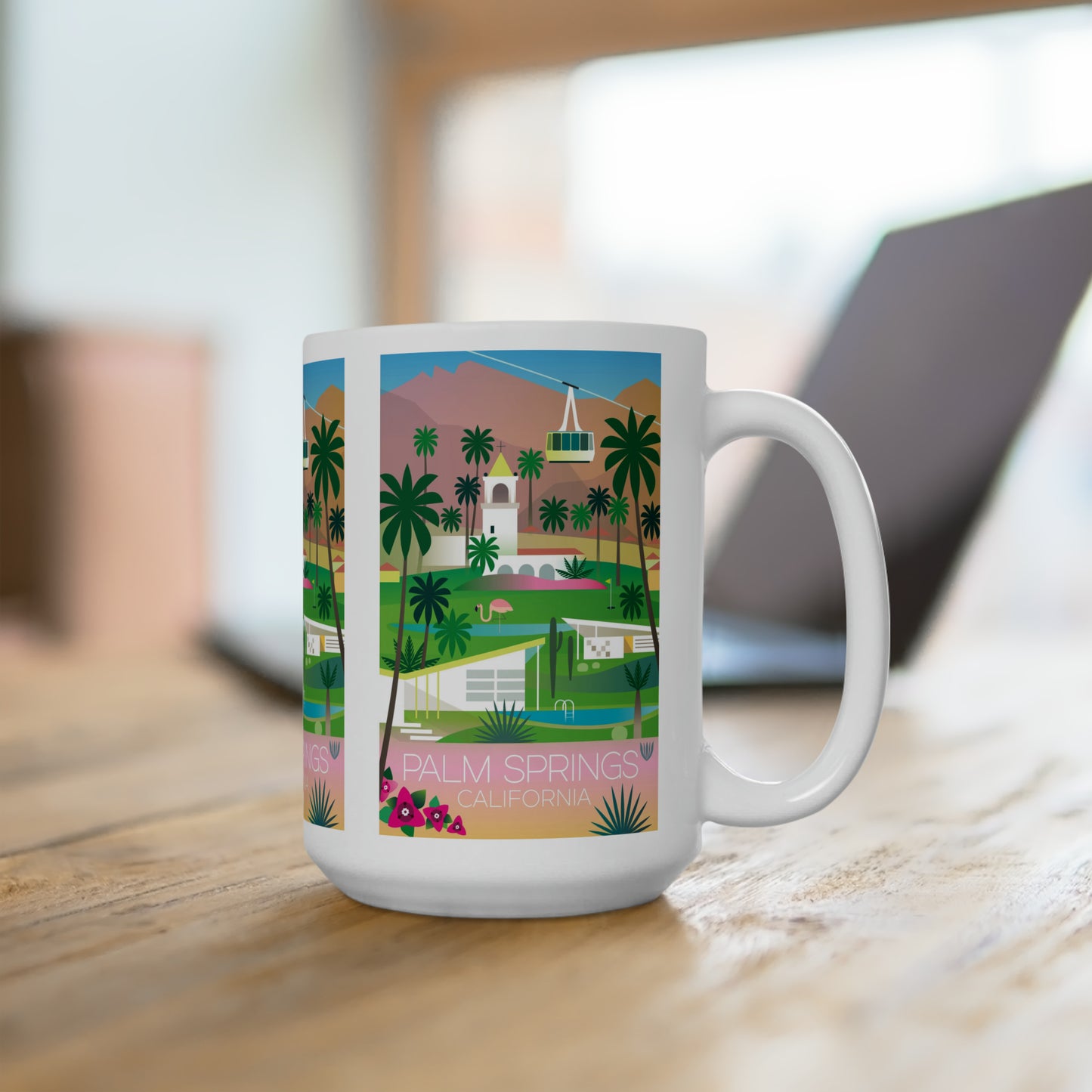 Tasse en céramique Palm Springs 11oz ou 15oz 